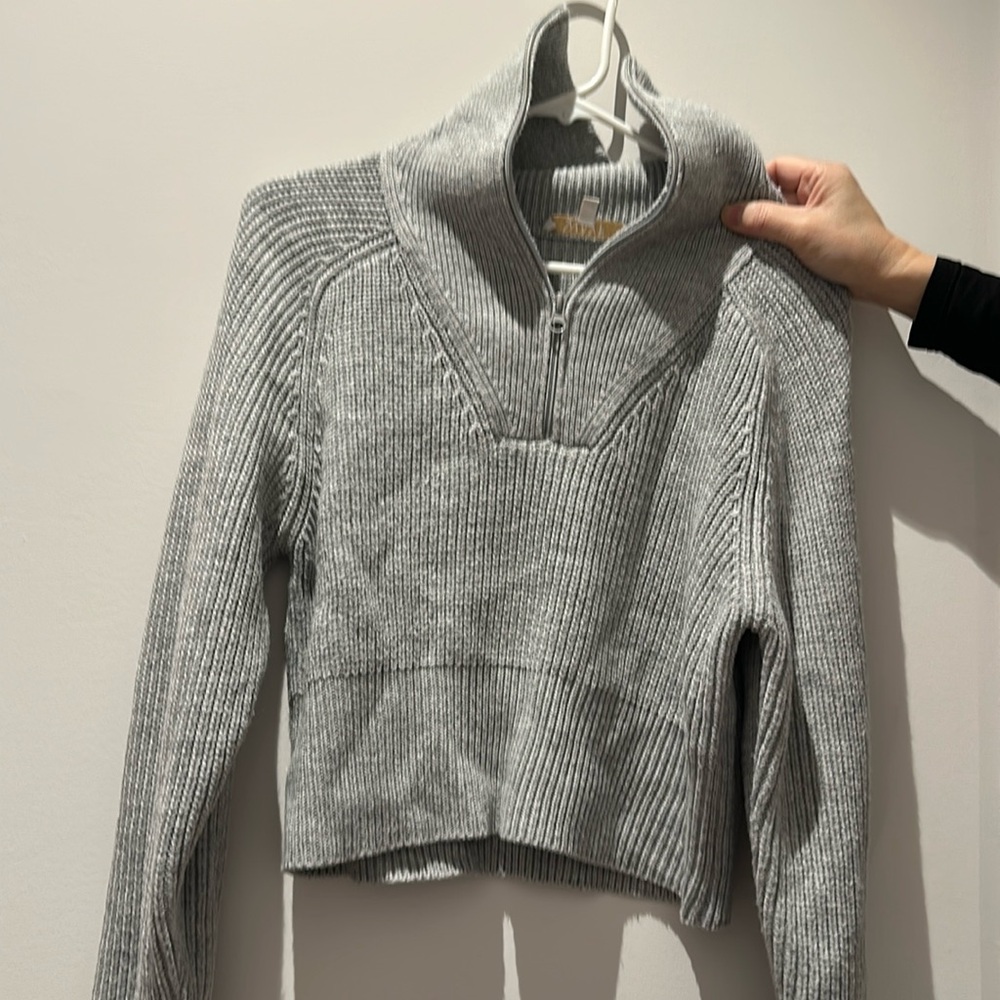 Half zip sweater